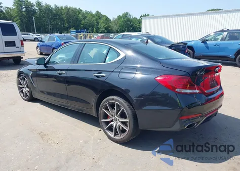 2021 Genesis G70 3.3T Awd из США, поврежденный, VIN KMTG74LE0MU070798